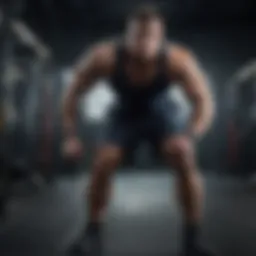 Marine executing physical training