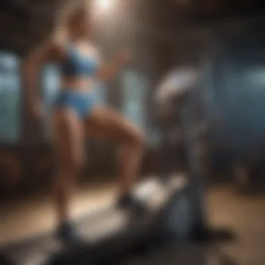 Illustration of fat burning during aerobic workouts
