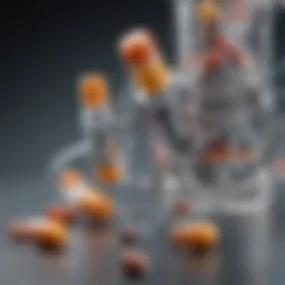 Illustration depicting the mechanism of action of anti-reflux medications