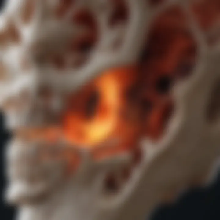 Radiological depiction of bone lesions in multiple myeloma