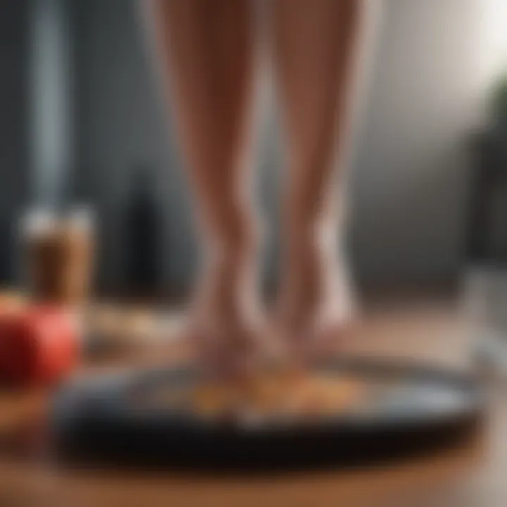 Visual representation of challenges in weight management