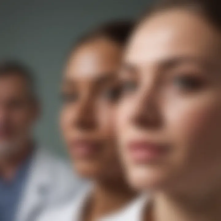 A diverse patient demographic receiving care