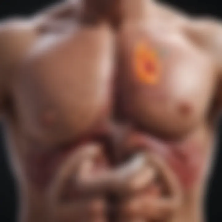 Infographic illustrating the holistic approach to managing gastric conditions.