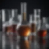 Visual representation of traditional wet chemistry techniques for metal ion analysis
