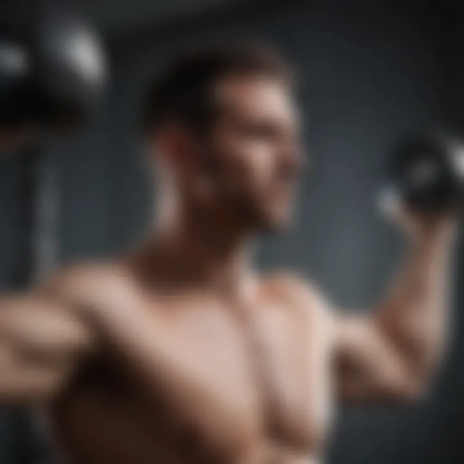 Dynamic workout session focused on strength training