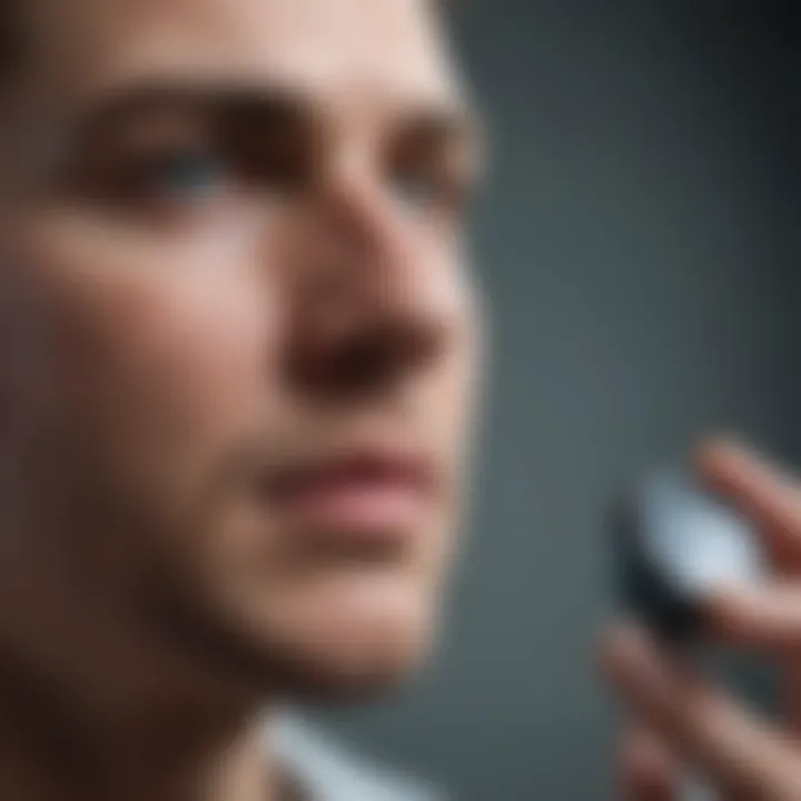 A thoughtful representation of the psychological effects experienced by individuals with diabetes