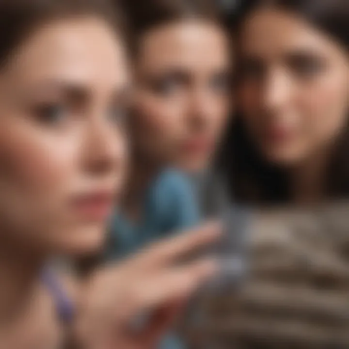A visual showcasing the social challenges faced by those living with diabetes
