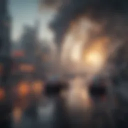 Visual representation of air pollution metrics