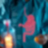 Understanding Gastric Bypass and Diabetes Diagram illustrating the gastric bypass procedure and its impact on diabetes management