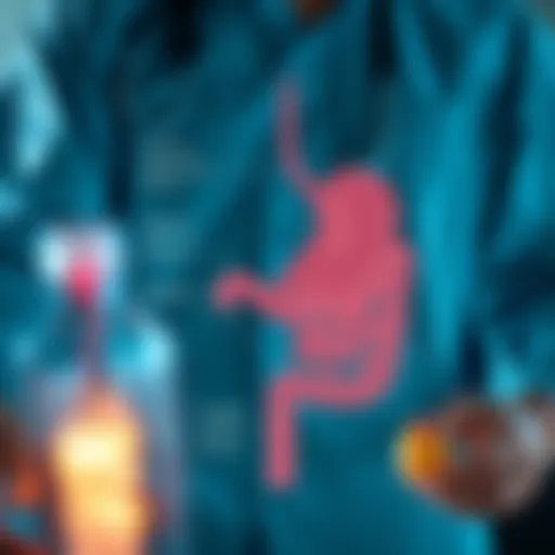 Understanding Gastric Bypass and Diabetes Diagram illustrating the gastric bypass procedure and its impact on diabetes management