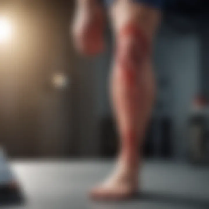Infographic on management strategies for deep vein thrombosis
