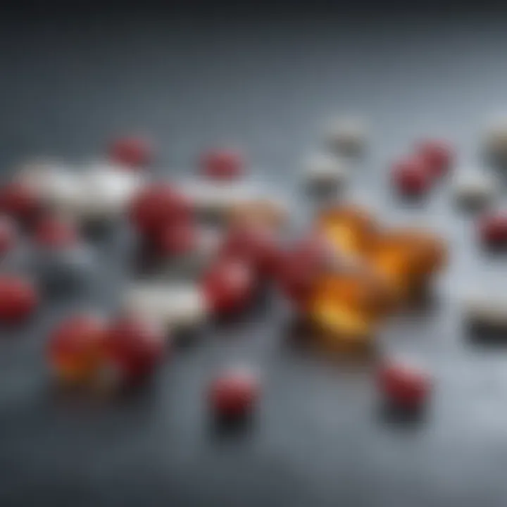 Graph showcasing the effectiveness of various antihypertensive medications in heart failure treatment