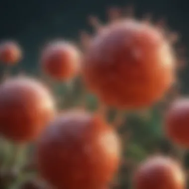 Eosinophils in Parasitic Defense Diagram showing the role of eosinophils in combating parasitic infections.