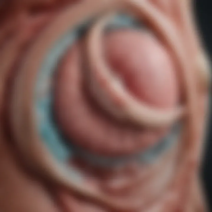 Diagram showing the impact of H. pylori on stomach health