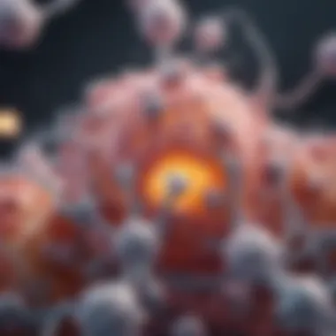 Glutathione in Cancer Therapy Conceptual diagram depicting glutathione's role in cancer therapy.