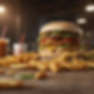 Alternative Dietary Options Visual showcasing alternative dietary options to fast food