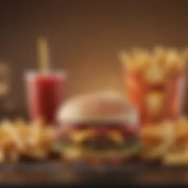 Fast Food and Chronic Diseases Infographic showing the connection between fast food and chronic diseases
