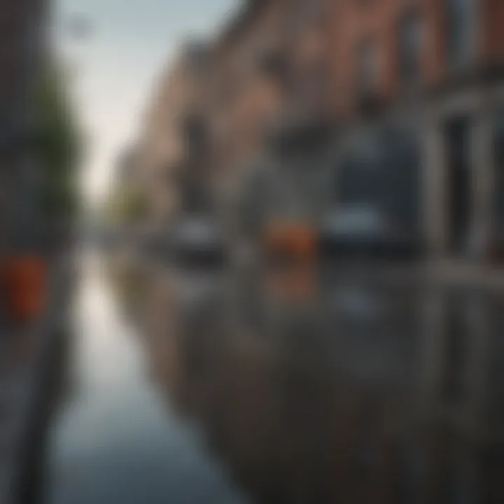 A compelling visual summarizing the practical applications of findings from the Urban Water Journal.