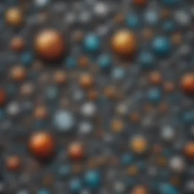 Diverse Properties of Advanced Functional Materials A collage of advanced functional materials showcasing their diverse properties
