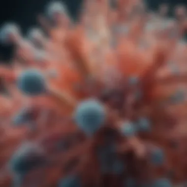 Diverse bacterial species under a microscope