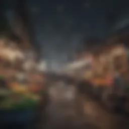 A bustling Monrovia marketplace showcasing local commerce and entrepreneurship.