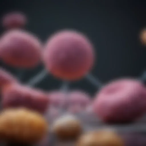 Illustration depicting CEA's role in pancreatic cancer diagnostics