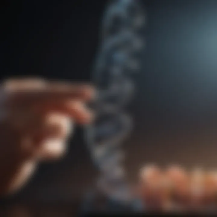 A graphical infographic depicting statistics on DNA testing accuracy.