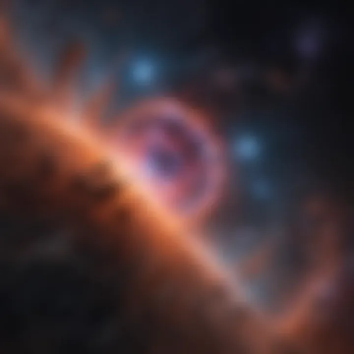 An artist's impression of the lifecycle of stars within the Endo-H nebula