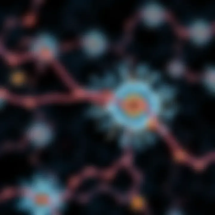 Illustration of GPCR signaling pathways in cellular communication