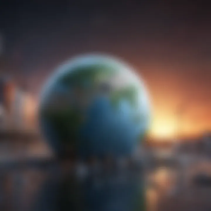 Graph illustrating global energy consumption trends