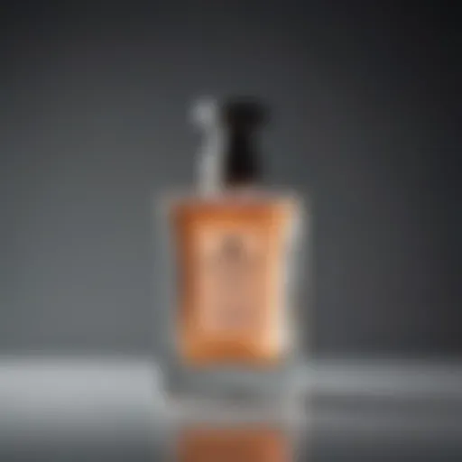 A close-up of Ichi Miyagi Cologne bottle showcasing its unique design