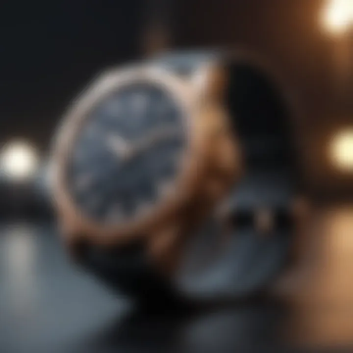 A luxurious smartwatch showcasing advanced features