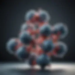Illustration depicting the molecular structure of naltrexone