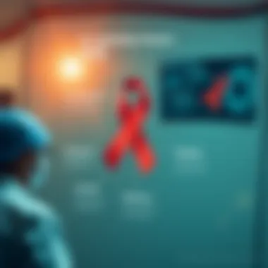 Sociopolitical Factors in AIDS Response Infographic on sociopolitical factors affecting AIDS response