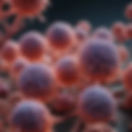 Microscopic view of pheochromocytoma cells showcasing chromaffin cell characteristics