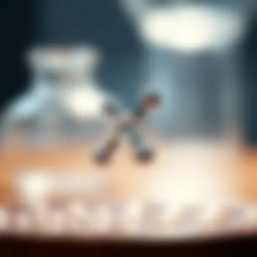 Chemical structure of sodium acetate