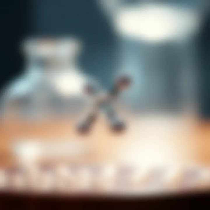 Chemical structure of sodium acetate