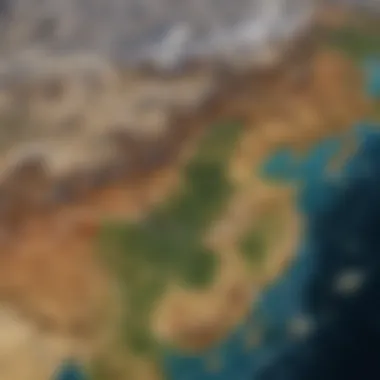 Mapping the Empire: Genghis Khan's Reach An ancient map illustrating the expanse of Genghis Khan's empire