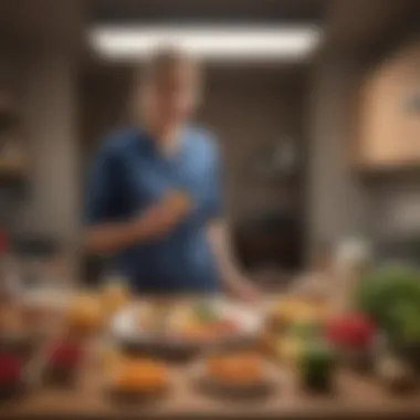 Patient Lifestyle Changes with Diet Management Conceptual image of patient lifestyle changes with diet management