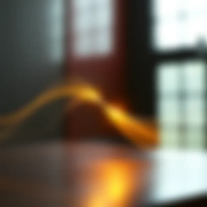 Conceptual diagram illustrating the wave-particle duality of light