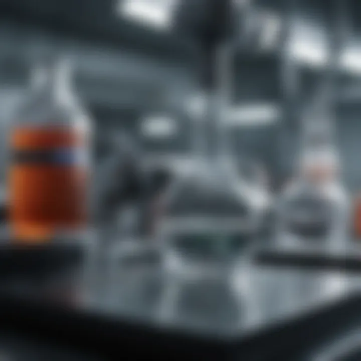 Synthetic titanium production in a laboratory setting