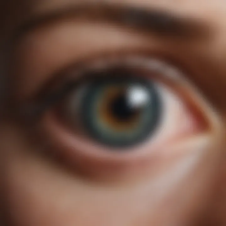 Graphical analysis of eye movement patterns during testing