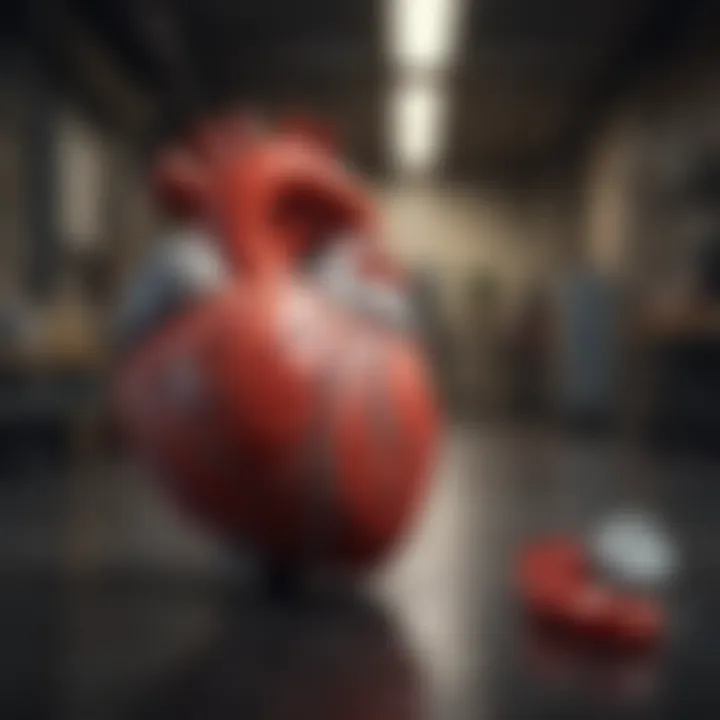 Infographic on lifestyle changes for heart disease prevention