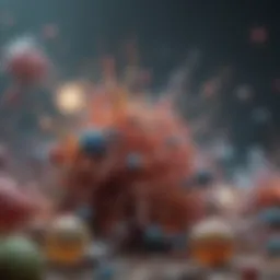 Visualization of microbial diversity affected by antibiotics