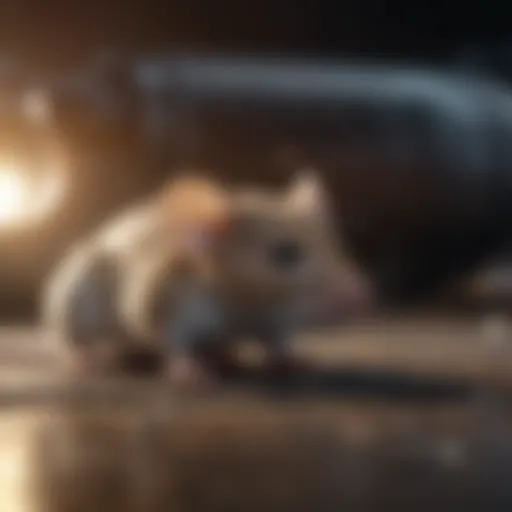 Advanced lighting mouse technology in action