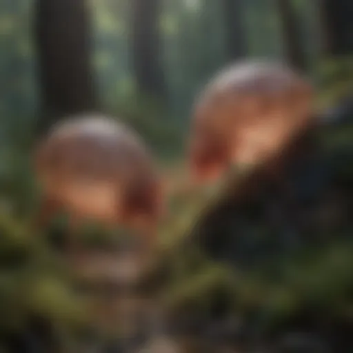 A detailed illustration of symbiotic relationships in nature