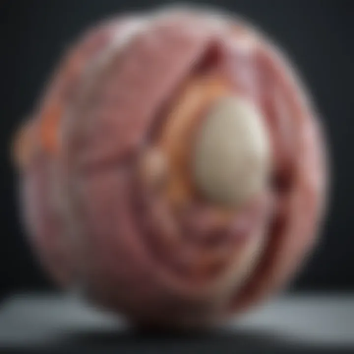 MRI scan showcasing testicular anatomy