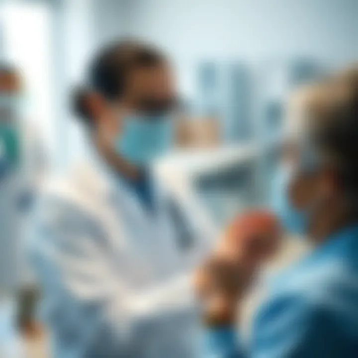 A healthcare professional reviewing vaccination protocols