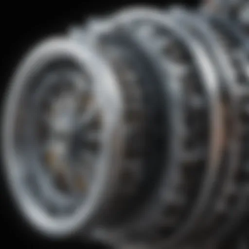 Detailed schematic of a post motor's internal mechanism