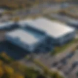 Aerial view of Sarepta Therapeutics facility in Dublin, Ohio